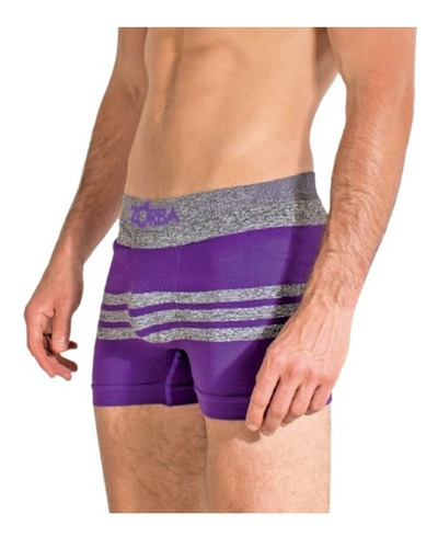 Imagen 5 de 9 de Pack X 6 Boxers Zorba Calzoncillos Lisos Rayados Pp