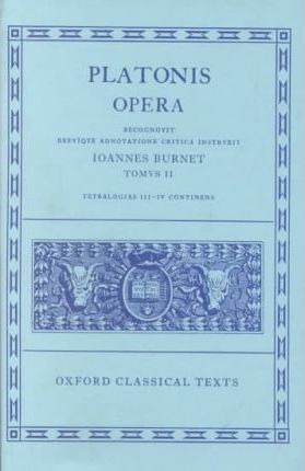 Plato Opera Vol. Ii - J. Burnet