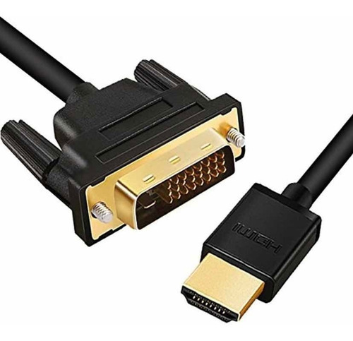 Adaptador Hdmi Macho A Dvi Macho Compatible Con 1080p 3d 2m