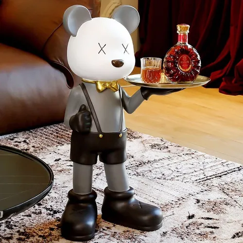 Figura Decorativo Mr. Bear Sr. Oso De Pie- 70cm De Altura