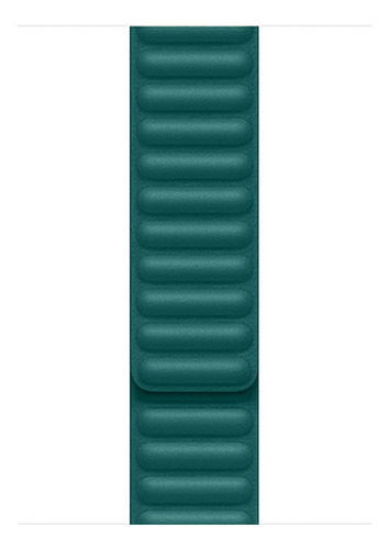 Pulseira Magnética De Couro Compatível Com Watch Series 9 Se Cor Verde Esmeralda
