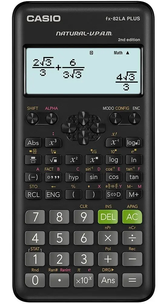 Calculadora científica Casio Calculadora cientifica FX-82LA Plus color negro