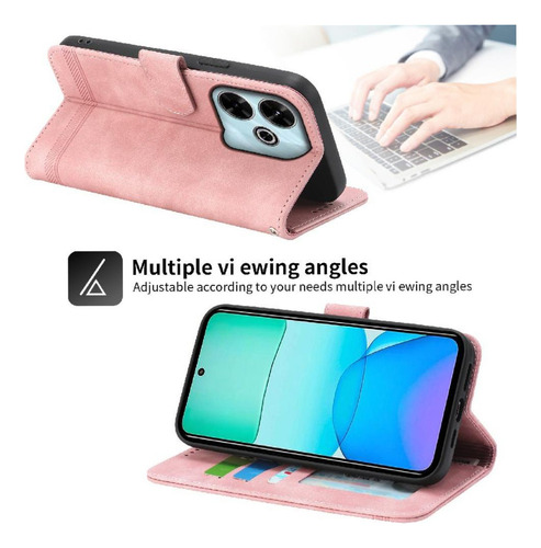 Funda Abatible For Xiaomi Redmi Note 13r 4g Pulsera Premium