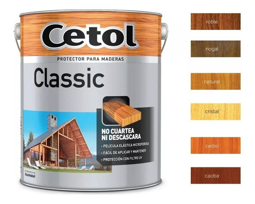 Cetol Exterior Brillante 4l Protector Madera Pintumm