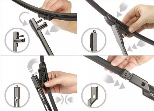 Imagem 2 de 6 de Paleta Para-brisa Original Bosch Ford Fusion 2013 14 A 2018
