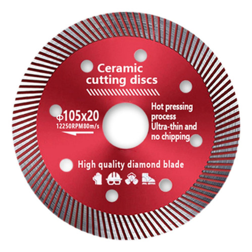 Disco De Corte Herramienta Resistente Rojo