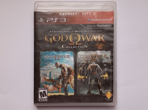 God Of War Collection Juego Playstation 3 Carátula Reimpresa