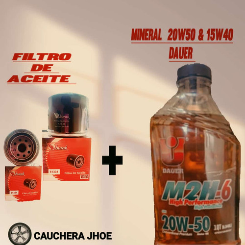 Aceite Mineral 20w50 Dauer 