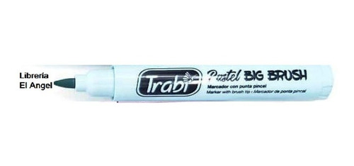 Marcador Trabi Big Brush X6 Pastel Punta Pincel  1solo Color