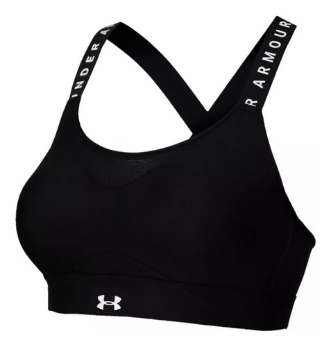 Sports Bra Fitness Under Armour Infinity High Negro Mujer 13