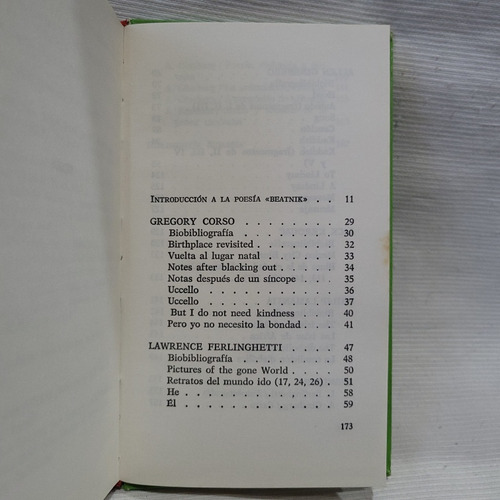 Imagen 6 de 9 de Antologia De La Beat Generation M Barnatan Inglés Castellano