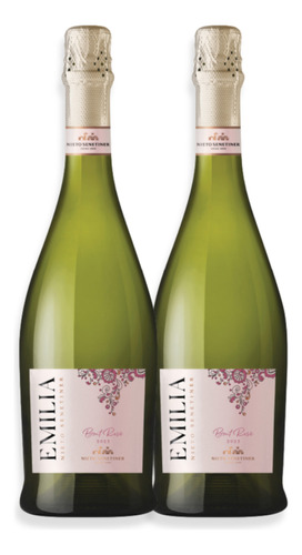 Vino Espumante Brut Rosé Emilia Kit X2 750ml Nieto Senetiner