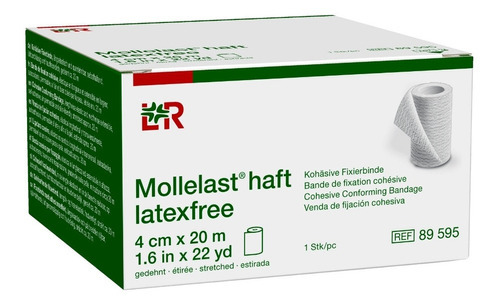 Bandagem Mollelast Haft Latexfree 04cm X 20m