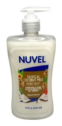 Jabon De Manos Nuvel Leche De Coco Tropical 444ml