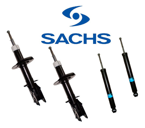 Imagen 1 de 2 de Kit 4 Amortiguadores Fiat Palio Siena 2016 Sachs