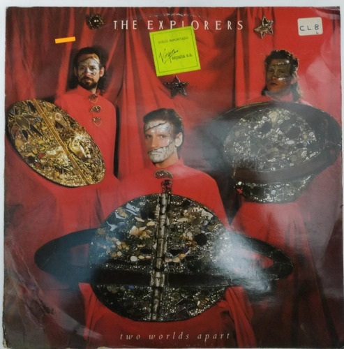 The Explorers Two Worlds Apart Lp Uk 1985 La Cueva Musical