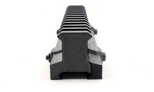 Imagem 2 de 4 de Suporte Elevador De Trilho 13 Slots Picatinny 22mm 135x30mm