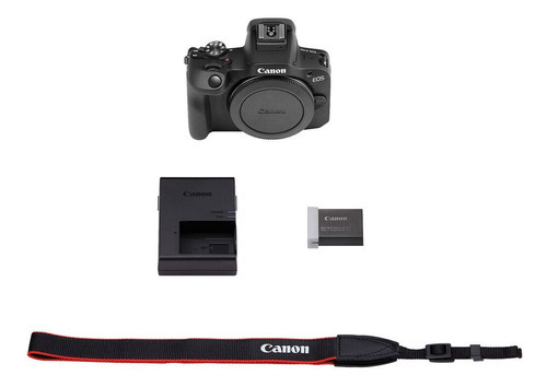 Camera Canon Eos R100 4k Mirrorless 24.1mp Aps-c Wifi Cor Preto