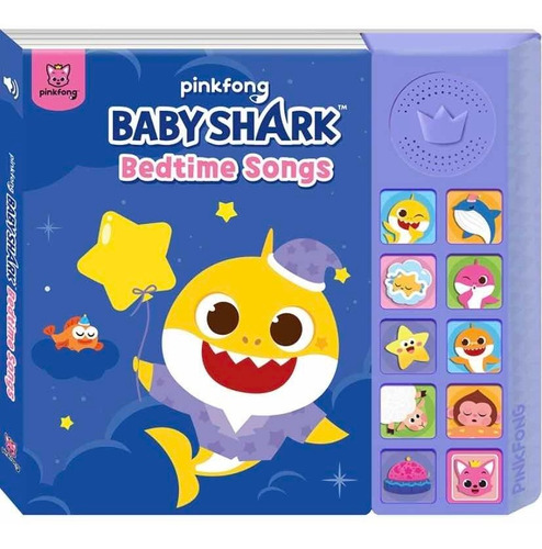 Libro Musical Baby Shark. Canciones Para Dormir.