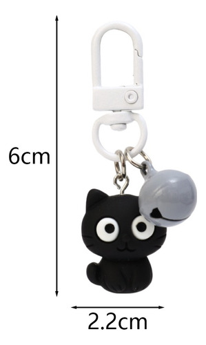 Llavero Con Forma De Gato Negro, Divertida, Creativa, Versát
