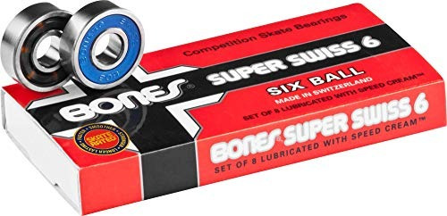 Bones Super Swiss 6 Competition Skate Bearings (8mm)