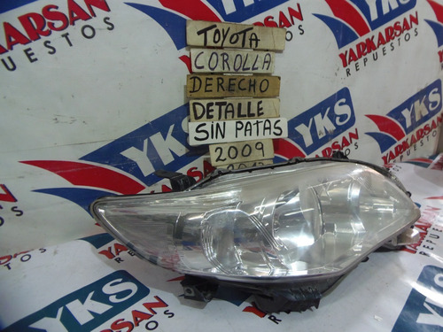 Óptico Derecho Toyota Corolla 2009-13 (detalle)