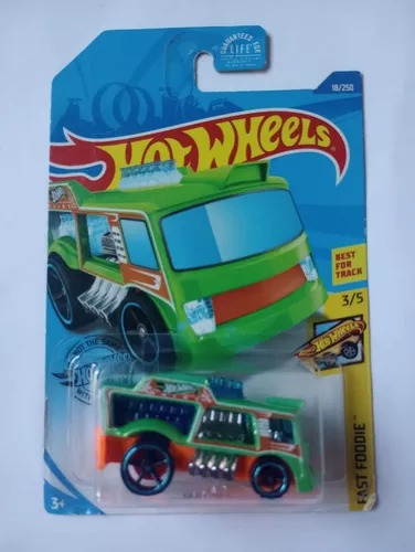 Hot Wheels Diecast Toy Fast Foodie Chill Mill 2017 Food Car 