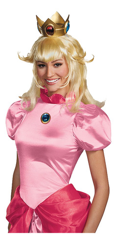 Accesorio De Disfraz Peluca Para Mujer Princesa Peach