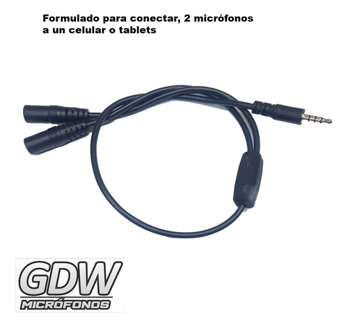 Adaptador Spliter Jack 4 Polos Entrada A 2 Auric/micrófono