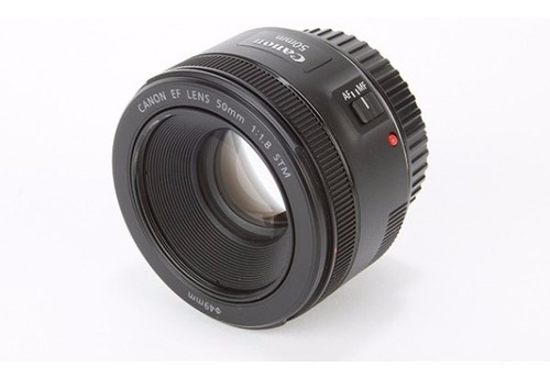 Lente Canon Ef 50mm F/1.8 Stm + Filtro Uv Brinde + Nf