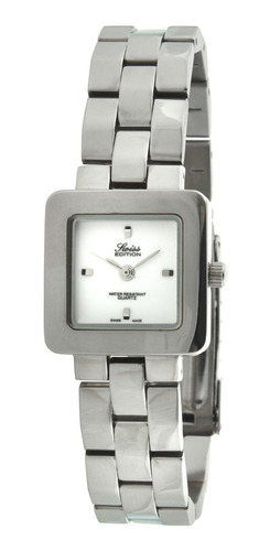 Reloj Mujer Swiss Edition Se3813l-wt Cuarzo Pulso Plateado