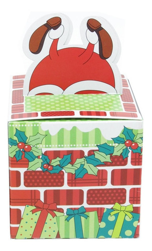 10 Caixinhas Montáveis Para Doces E Presentes De Natal 9x9