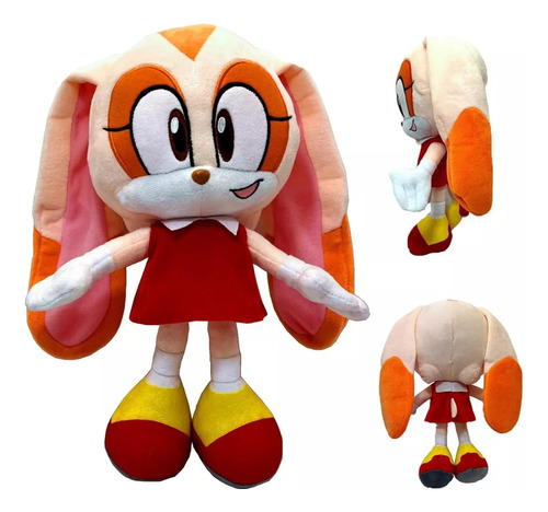 Peluche Cream The Rabbit Sonic Rosa Chicle