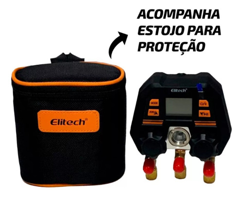 Manifold Digital 2 Vias Com Bluetooth Ms-100 - Elitech
