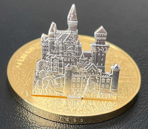 Moeda 1 Dólar 2010 - Castelo De Neuschwanstein - Alemanha