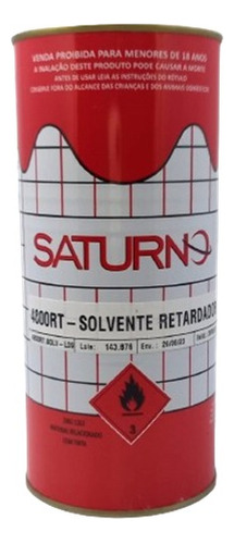 Solvente Vinilico Brilhante Retardador 4800rt 900ml Saturno