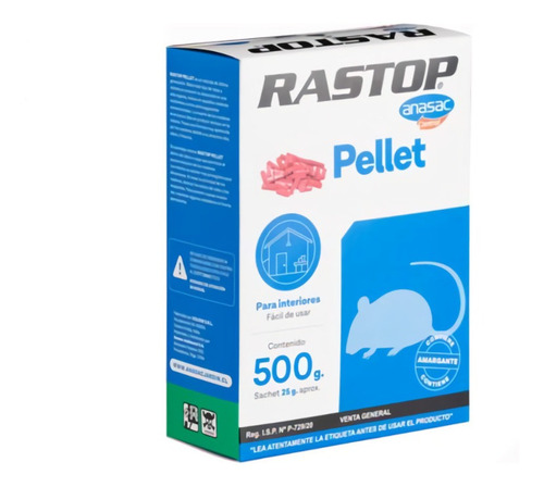 Raticida En Pellet Rastop 500 Gr