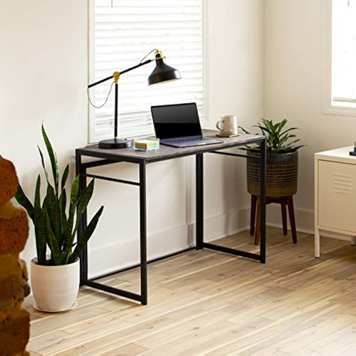 Flash Furniture Rustic Home Office Escritorio Plegable Para 