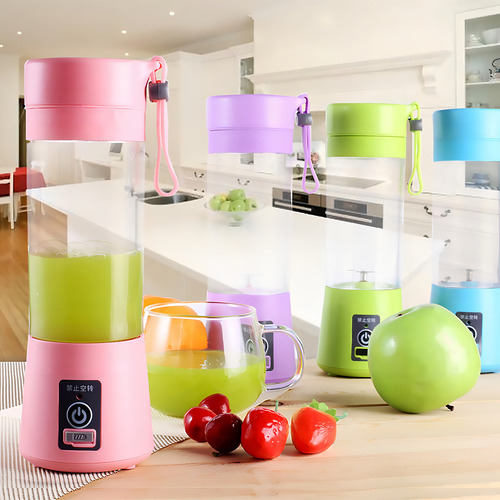Mini Liquidificador Portátil Mixer Shake Suco Juice Vitamina Cor Roxo