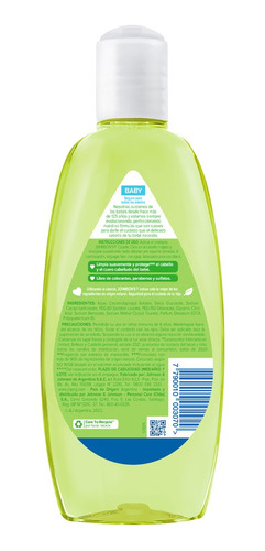 Shampoo Para Bebé Cabello Claro Manzanilla 400ml Johnson's®