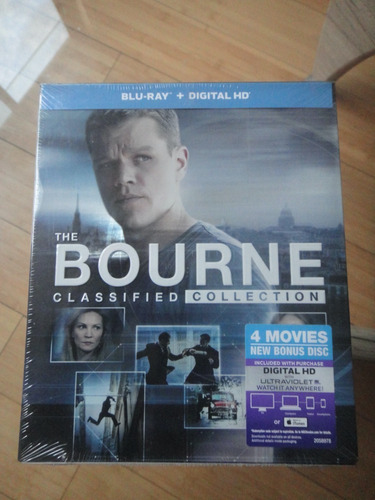 Bourne Classified Collection Blu Ray Box Set Sellado