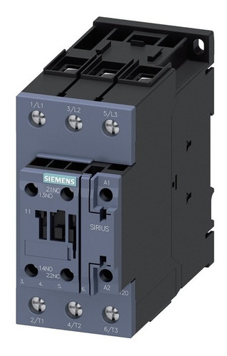 Imagen 1 de 1 de Contactor Sirius Innovations 60/ac1 50/ac3 Siemens