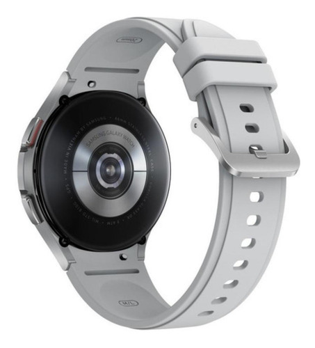 Imagen 3 de 5 de Samsung Galaxy Watch4 Classic (Bluetooth) 1.4" Caja 46mm de Acero inoxidable Silver, Malla Silver de fluoroelastómero y Bisel Plateado de Acero inoxidable SM-R890