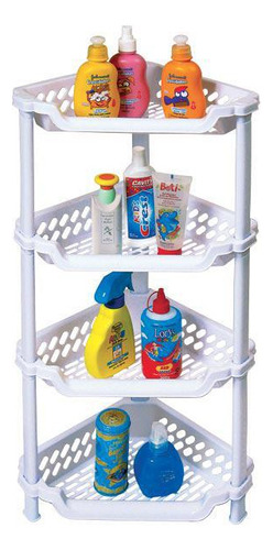 Suporte Para Banheiro Porta Shampoo Desmontável 4 Bandejas