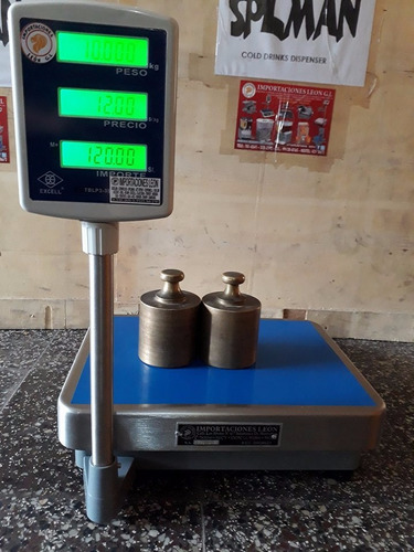 Balanza Electronica Excell Tblp 30 Kg Importaciones Leon G.l