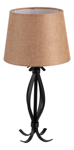 Lámpara De Mesa Helena 1 Luz E27 Beige Casa Bonita