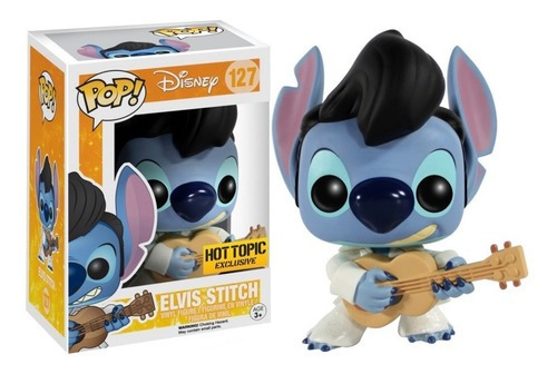 Funko Pop Stitch Elvis 127 Lilo Hot Topic Exclusivo Disney