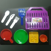 Comprar Juego De Cocina. Juguete Para Niña. Cesta. Set De Cocina