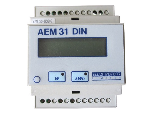 Medidor De (w - Kwh) Con Salida De Pulso Aem 31  Din