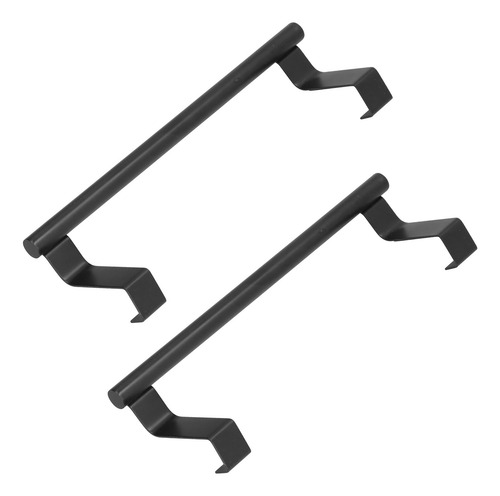 Toallero Negro Para Colgar, Sin Perforaciones, Sin Clavos, 2